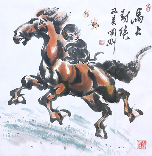潘国刚作品 《马上封侯》.jpg
