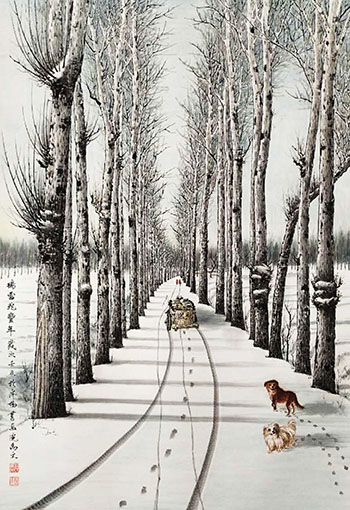 刘禹文作品《瑞雪兆丰年》.JPG