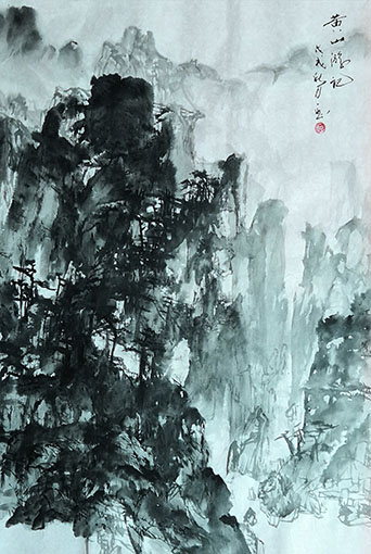 杜一恕作品 《黄山游记》.jpg