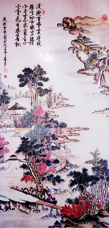 周忠法作品《溪边草堂图》.jpg