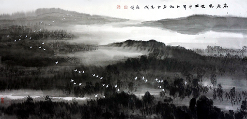 傅东明作品6《高原鸣晓》.jpg