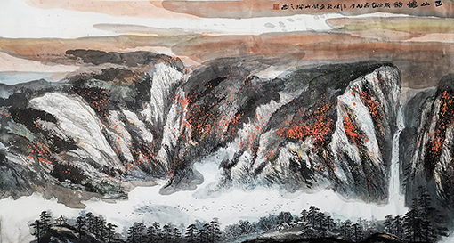 王关兵作品6《巴山秋韵》.jpg