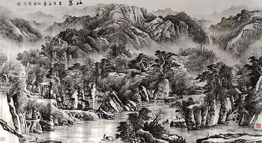 李社安作品《山泉》.jpg