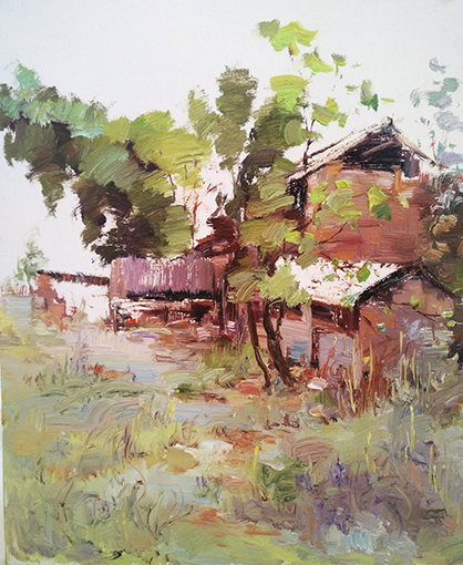 张乔军作品 《率憩》 2017年12月 40x50cm.jpg