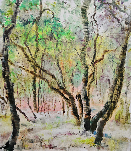 张乔军作品《静笃宁灿》 2018年7月 50x60cm.jpg