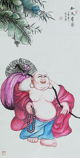 方文采作品《知足常乐》.jpg