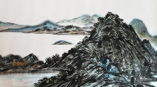 汤浩良作品《富春江山万里图》局部.jpg