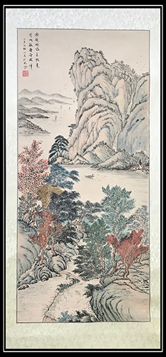 周明荣作品《渔歌晚唱千帆竟》.jpg