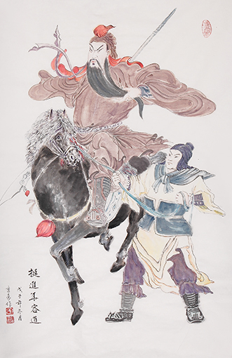 李豪作品 《挺进华容道》.jpg
