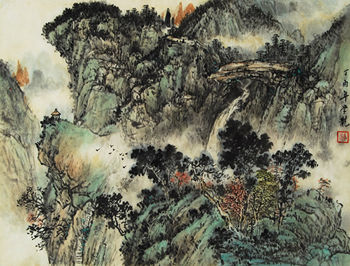 朱学龙作品 《醉秋》.JPG