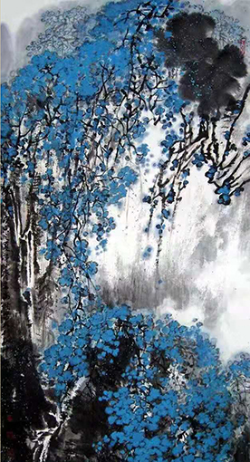 高杰作品1《绿雨》.jpg