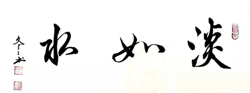 杨冬冬作品6《淡如水》行草25cmx68cm.jpg