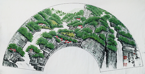 张通云作品《春之山》.jpg