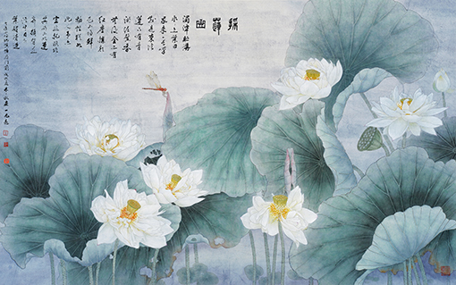 朱三秋作品6名称《圣洁》尺寸：（90x60)cm纸本 2018年.jpg