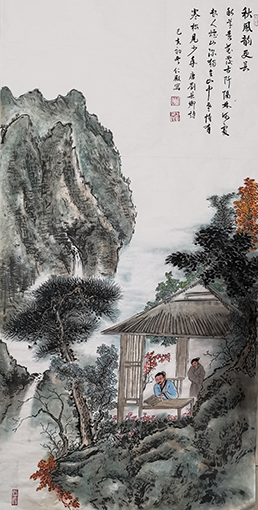 刘仁殿作品《秋风韵更长》.jpg