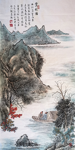 刘仁殿作品《赏秋图》.jpg