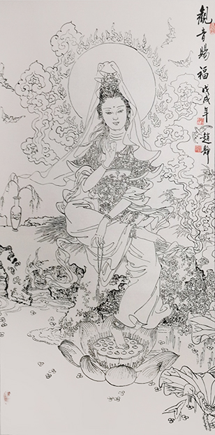 赵静作品1《观音赐福》.jpg