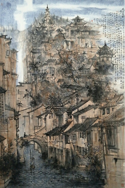严永明作品2《太仓古韵》198X145cm.jpg
