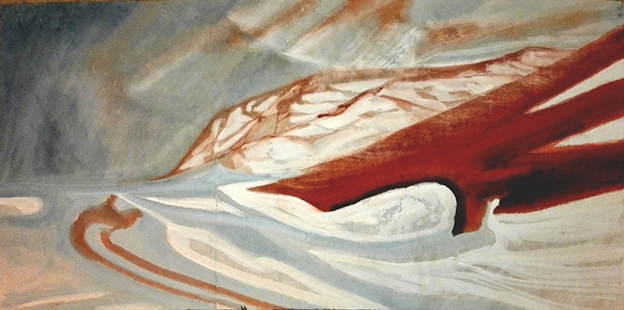 《雪后的撒哈拉沙漠》规格：138x68cm.jpg