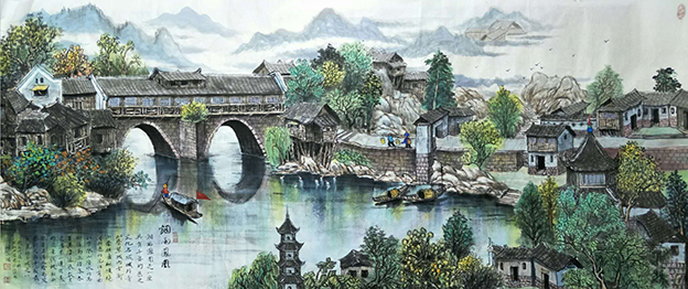 陈永健作品4《烟雨凤凰》.jpg