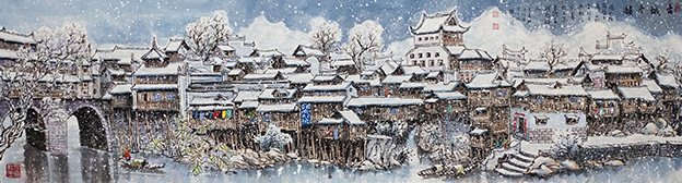 陈永健作品5《古城冬韵》.jpg