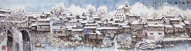 陈永健作品5《古城冬韵》.jpg