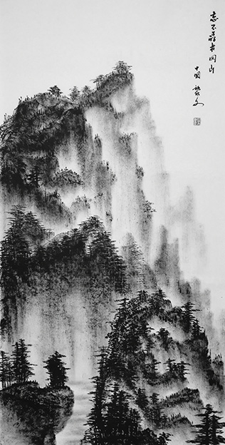黎文作品 《忘不了的井冈山》 规格：69cmx138cm 创作年代：2019年.JPG