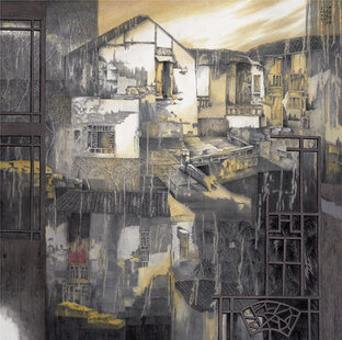 水巷情梦 规格200x200cm.jpg