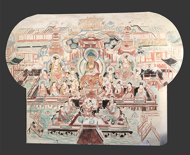 贺新安作品1《剧组道具—仿石窟壁画》460cmx350cm 2016年.jpg