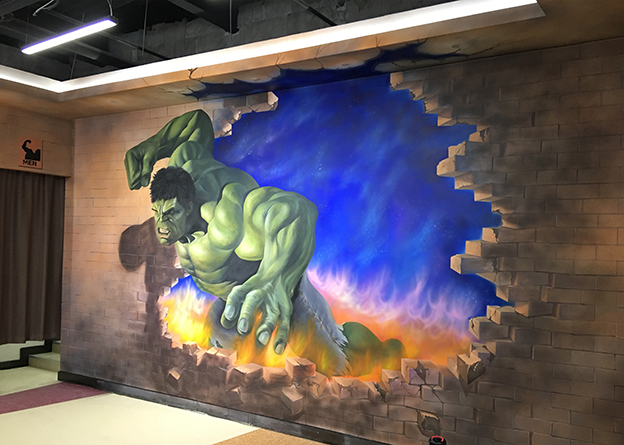 贺新安作品4《立体画—绿巨人》800cmx350cm 2016年.JPG