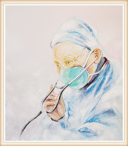 作品：老当益壮战疫情    作者： 张红    种类：色粉画.jpg