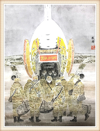 燕桦《逆向的集结》.jpg