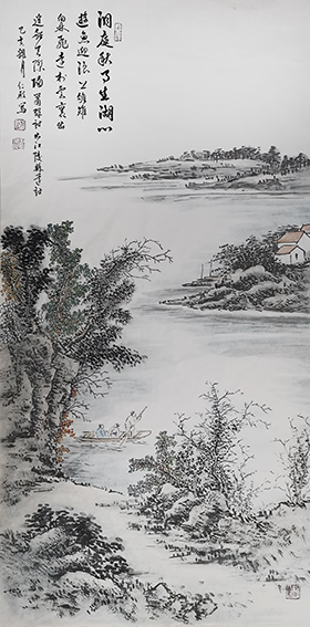刘仁殿作品《洞庭秋月生湖心》.jpg