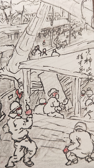 梁桂才作品 《火神山工地》之二.jpg