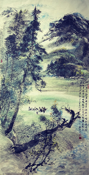 梁桂才作品 《天山初秋》.jpg