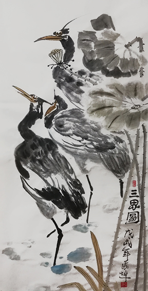张焯作品 《三思而行》.jpg