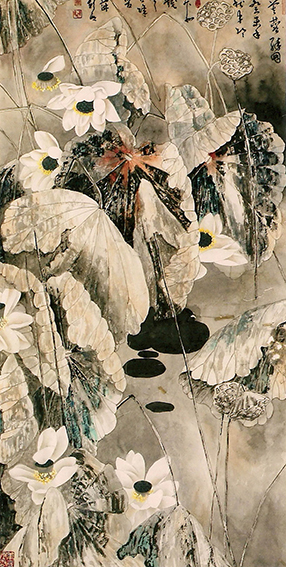 顾新敏作品 《醉荷图》.jpg