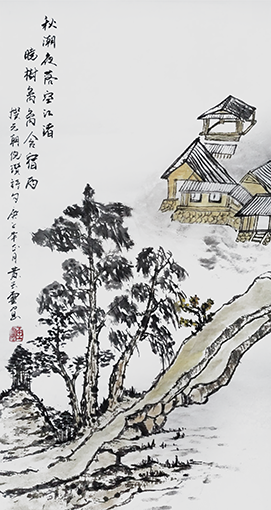 黄玉灵作品 《秋潮夜落》.png