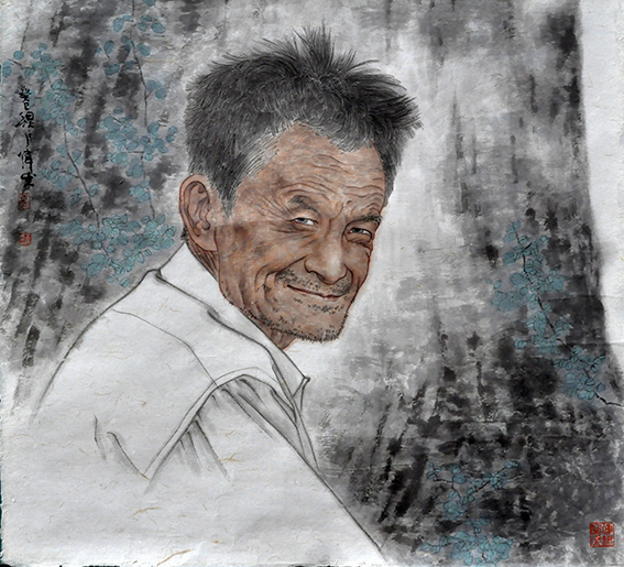 王伟成作品 《山民系列》之二 规格：72cmx76cm.JPG