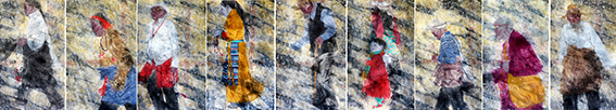 王伟成作品 《转经》 规格：95cmx540cm.JPG