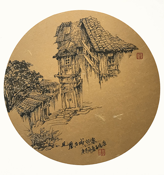 王鸣荣作品 《凤凰古城印象》.jpg