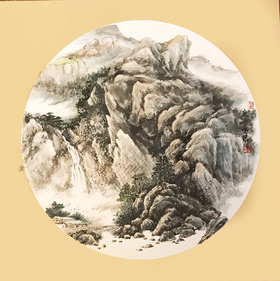 王鸣荣作品 《秋山云淡》.jpg