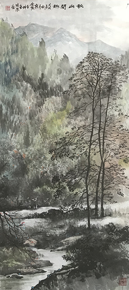 王鸣荣作品 《秋山闲趣》.jpg