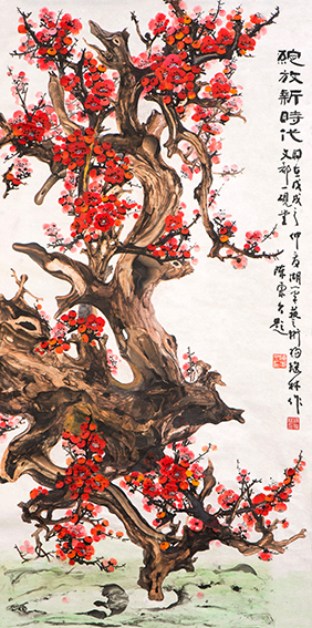 杨继林作品 《绽放新时代》.JPG