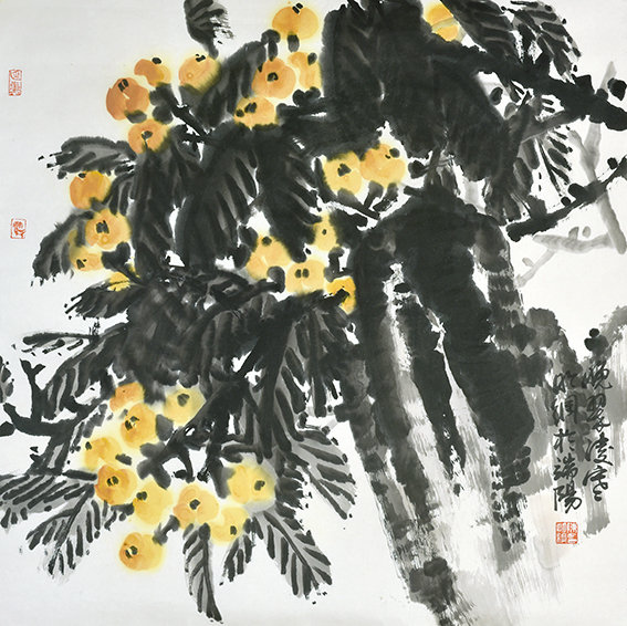 陈明纲作品《晚翠凌寒》.jpg
