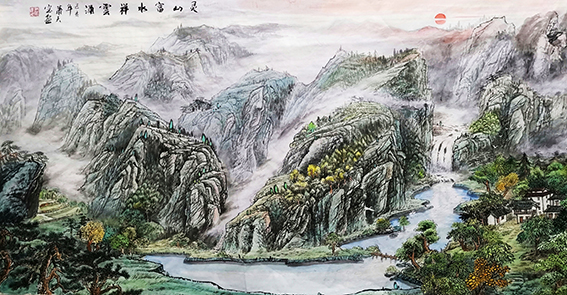 肖天宝作品 《 灵山富水祥云涌》.jpg