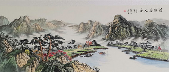 肖天宝作品 《福泽善人家》.jpg