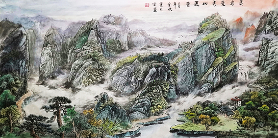 肖天宝作品 《灵岩竞秀，山更青》.jpg