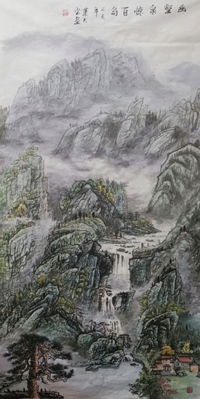 肖天宝作品 《幽壑泉惊百鸟》.jpg