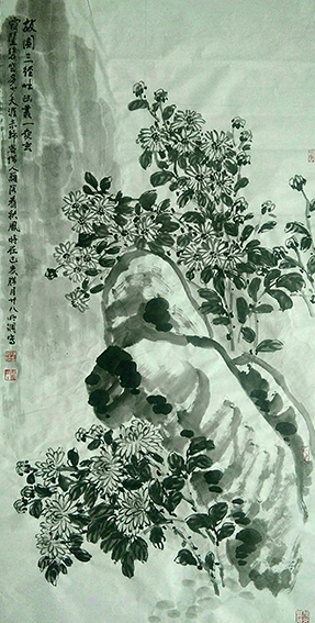 陈明纲作品《故园三经吐幽香》.jpg